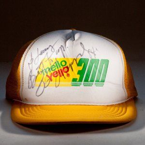 Vintage Mello Yello 300 Racing Trucker Hat Men One Size Yello